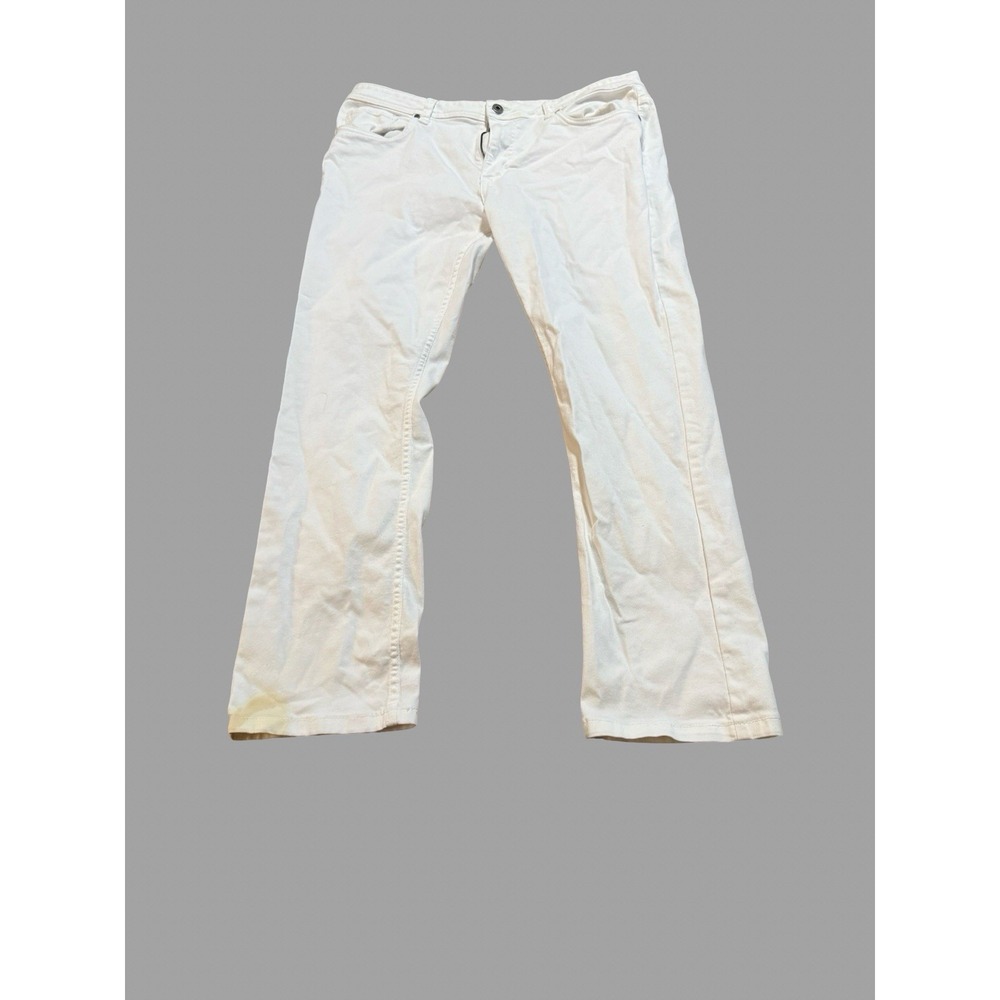 The Perfect Jean NYC Slim Fit White Men's Jeans - 36/30